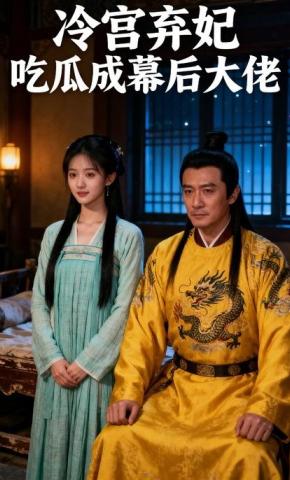 短剧《冷宫弃妃，吃瓜成幕后大佬》海报