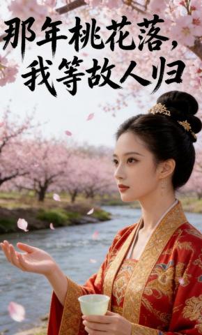 短剧《那年桃花落，我等故人归》海报