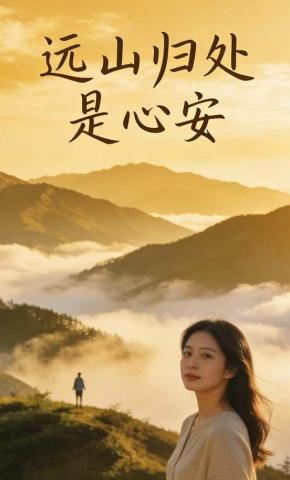 短剧《远山归处是心安》海报