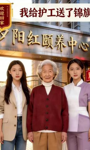 短剧《我给护工送了锦旗》海报