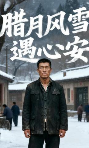 短剧《腊月风雪遇心安》海报