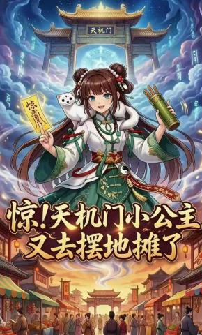 短剧《惊！天机门小公主又去摆地摊了》海报
