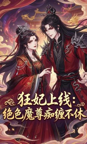 短剧《狂妃上线：绝色魔尊痴缠不休》海报
