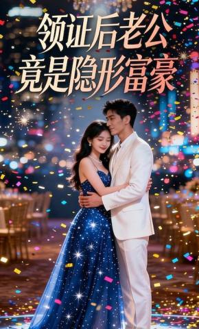 短剧《领证后老公竟是隐形富豪》海报