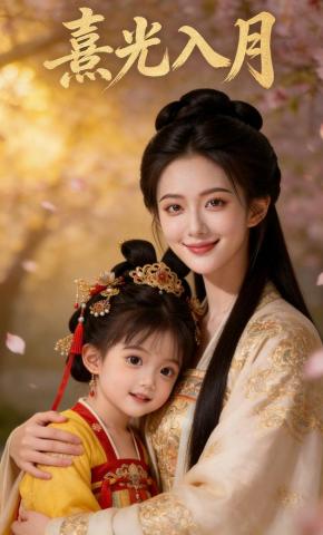 短剧《熹光入月》海报