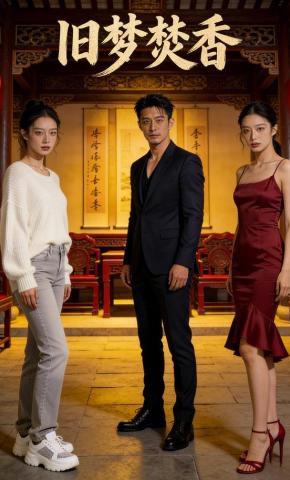短剧《旧梦焚香》海报