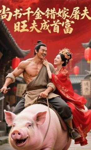 短剧《尚书千金错嫁屠夫旺夫成首富》海报