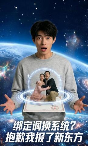 短剧《绑定调换系统？抱歉我报了新东方》海报