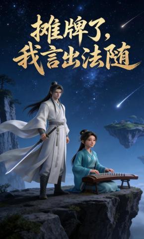 短剧《摊牌了，我言出法随》海报