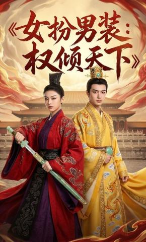 短剧《女扮男装：权倾天下》海报