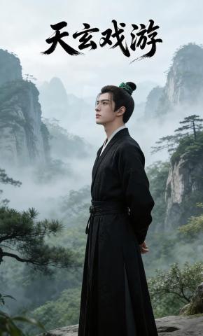 短剧《天玄戏游》海报