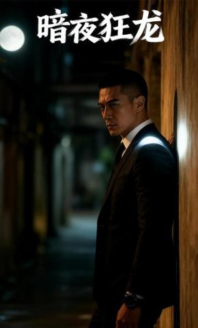 短剧《暗夜狂龙》海报