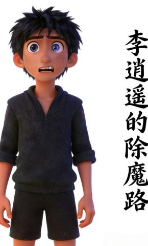 短剧《李逍遥的除魔路》海报