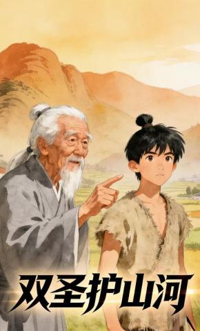 短剧《双圣护山河》海报