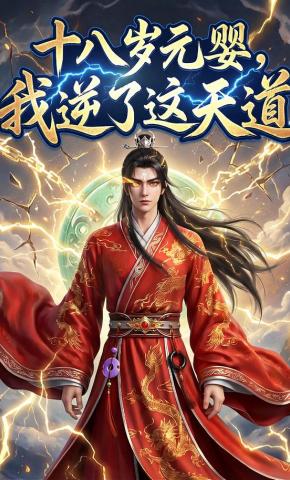 短剧《十八岁元婴，我逆了这天道》海报