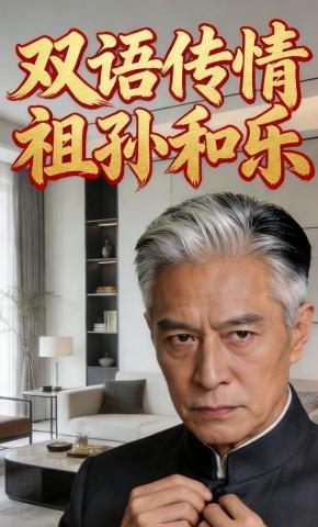 短剧《双语传情祖孙和乐》海报