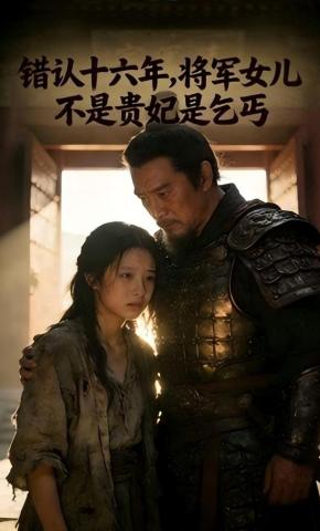 短剧《错认十六年，将军女儿不是贵妃是乞丐》海报