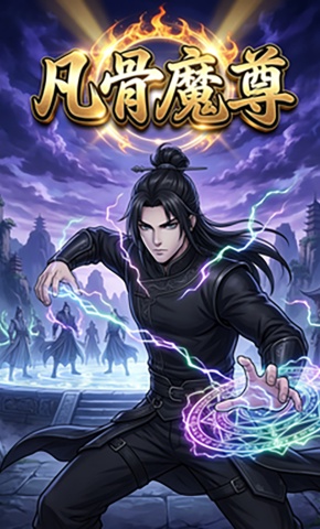 短剧《凡骨魔尊》海报