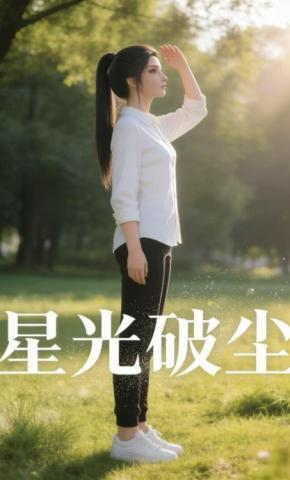 短剧《星光破尘》海报