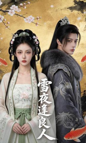 短剧《雪夜逢良人》海报