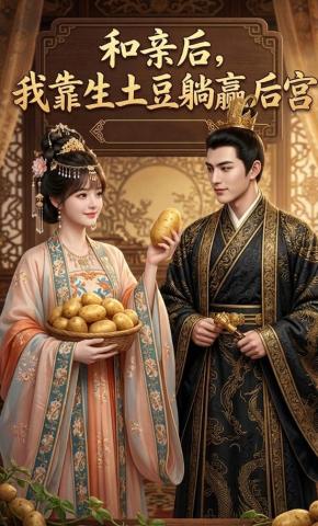 短剧《和亲后，我靠生土豆躺赢后宫》海报