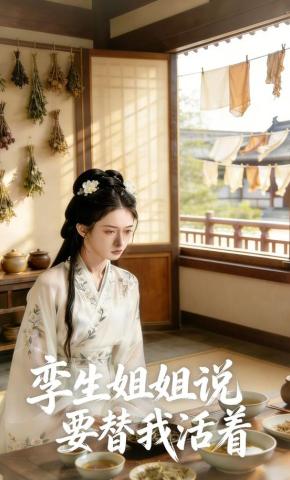 短剧《孪生姐姐说要替我活着》海报