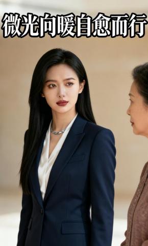 短剧《微光向暖，自愈而行》海报