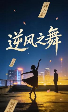 短剧《逆风之舞》海报