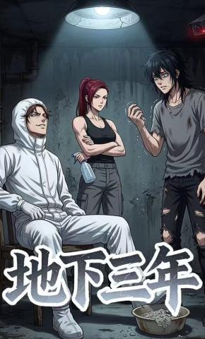 短剧《地下三年》海报