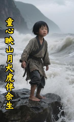 短剧《童心映山月犬虎伴余生》海报