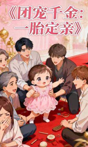 短剧《团宠千金：一胎定亲》海报