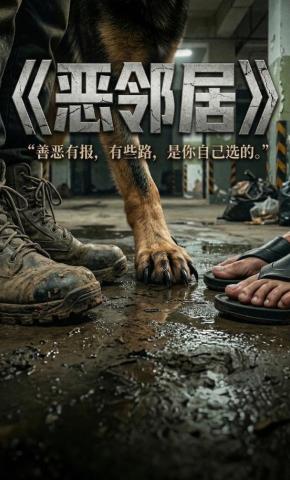 短剧《恶邻居》海报