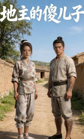 短剧《地主的傻儿子》海报