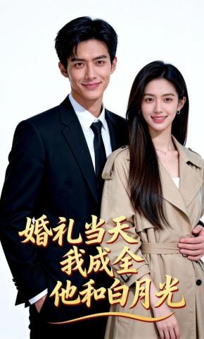 短剧《婚礼当天，我成全他和白月光》海报