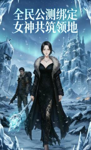 短剧《全民公测绑定女神共筑领地》海报