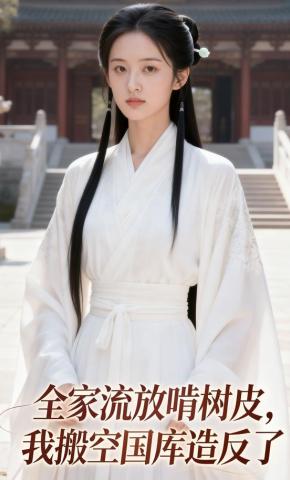 短剧《全家流放啃树皮，我搬空国库造反了》海报