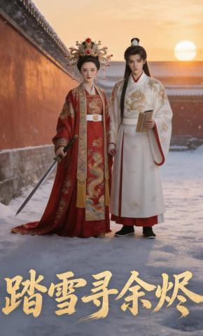 短剧《踏雪寻余烬》海报