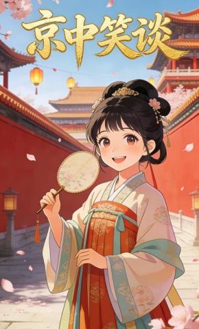 短剧《京中笑谈》海报