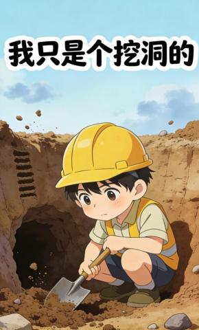 短剧《我只是个挖洞的》海报