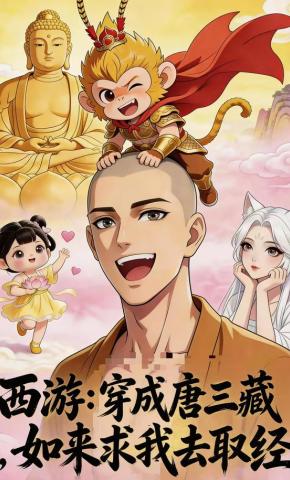 短剧《西游：穿成唐三藏，如来求我去取经》海报