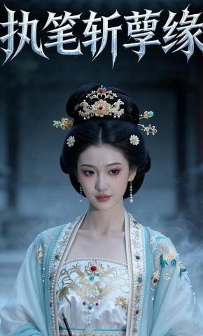 短剧《执笔斩孽缘》海报