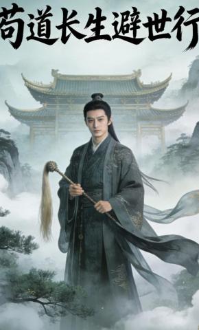 短剧《苟道长生避世行》海报
