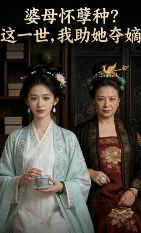 短剧《婆母怀孽种？这一世，我助她夺嫡》海报