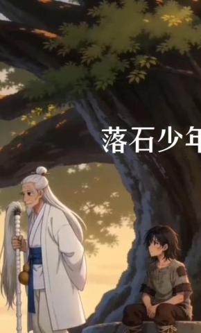 短剧《落石少年》海报