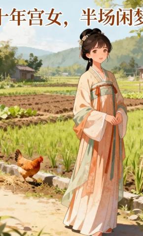 短剧《十年宫女，半场闲梦》海报