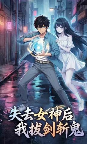 短剧《失去女神后我拔剑斩鬼》海报