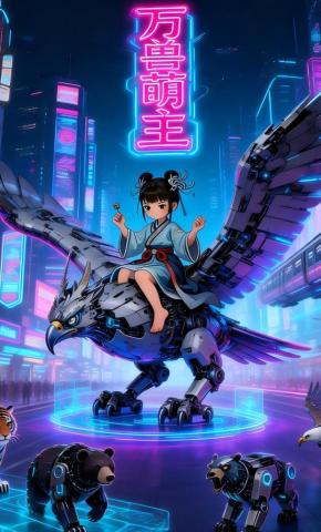 短剧《万兽萌主》海报