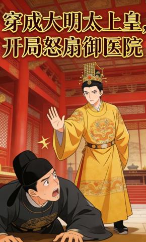 短剧《穿成大明太上皇，开局怒扇御医院》海报