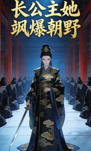 短剧《长公主她飒爆朝野》海报