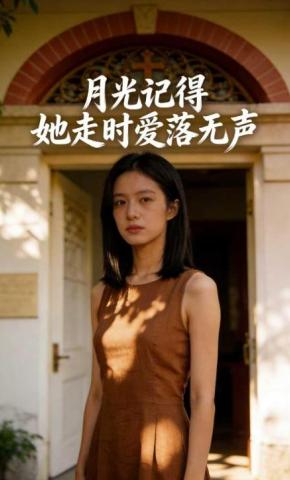 短剧《月光记得，她走时爱落无声》海报